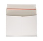 Boîte à enveloppes 350 x 250 x 30 mm - blanc/gris - avec bande de déchirement - liasse de 50 pièces
