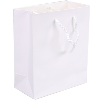 Specipack 22 x 10 x 29 cm - Luxueuze papieren tas - Gedraaid koord - 100 stuks