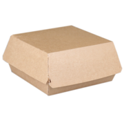 Specipack Plateau Hamburger en papier ondulé vierge - moyen - 115 x 115 x 65 mm - 318 pièces