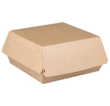 Specipack Hamburgerbakje golfpapier blanco - medium - 115 x 115 x 65 mm - 318 stuks