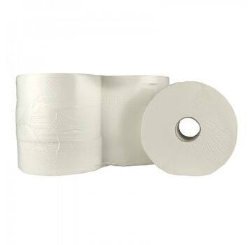 Specipack Papier toilette Jumbo Maxi 100% cellulose - papier toilette 2 plis - 6 rouleaux de 380 mètres sous film plastique