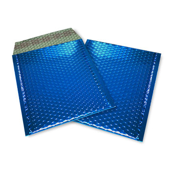 Specipack Enveloppes à coussin d'air bleu métallisé brillant D 180 x 250 mm A5+ - Boîte de 100 pièces.