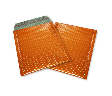 Specipack Oranje luchtkussen enveloppen metallic glanzend D 180 x 250  mm A5+ - Doos met 100 stuks