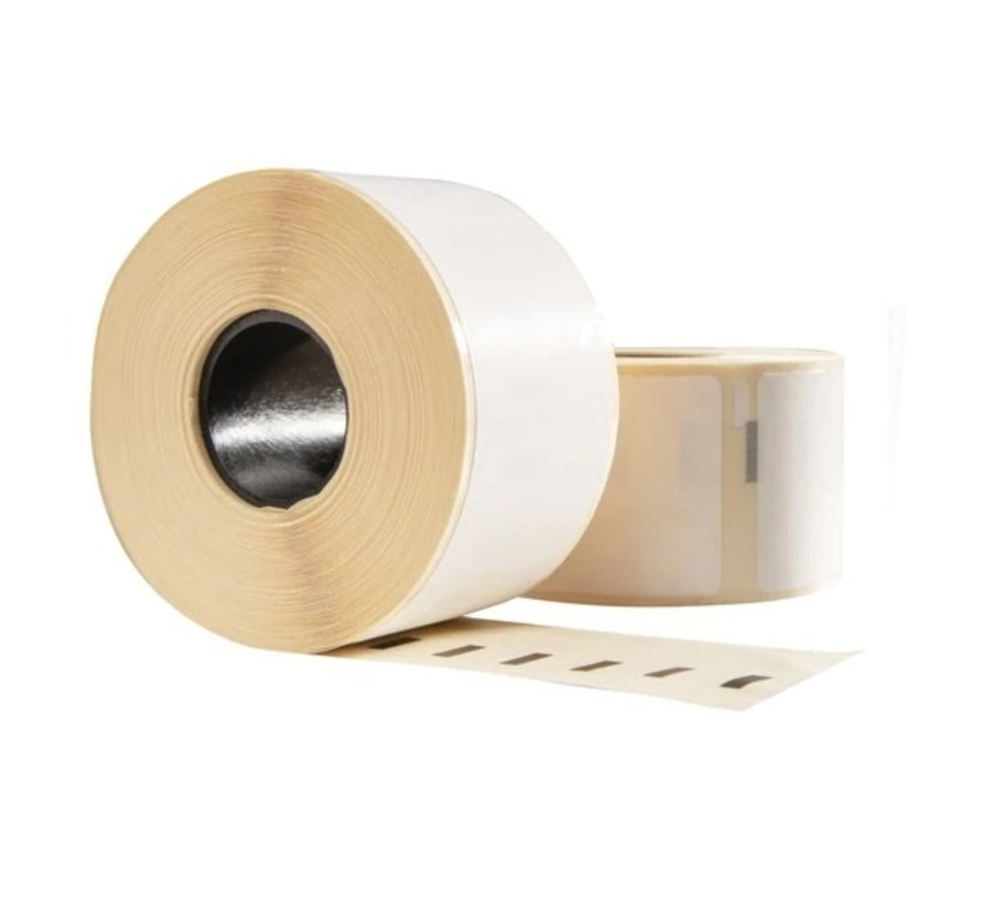 Étiquettes compatibles Dymo 99014 / S0722430 - 101 mm x 54 mm - 220 étiquettes blanches par rouleau - Boîte de 10 rouleaux