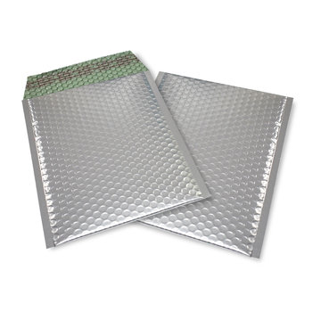 Specipack Enveloppes à coussin d'air argenté métallisé mat D 180 x 250 mm A5+ - Boîte de 100 pièces.