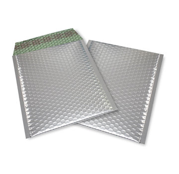 Specipack Zilver luchtkussen enveloppen metallic mat D 180 x 250 mm A5+ - Doos met 100 stuks