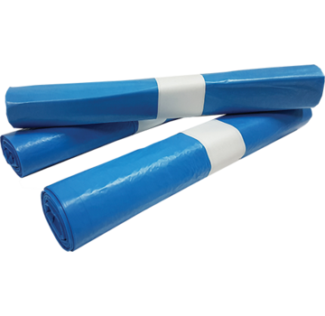 Specipack Afvalzakken HDPE 80 x 110 cm - T25 blauw - 15 x 20 zakken in doos