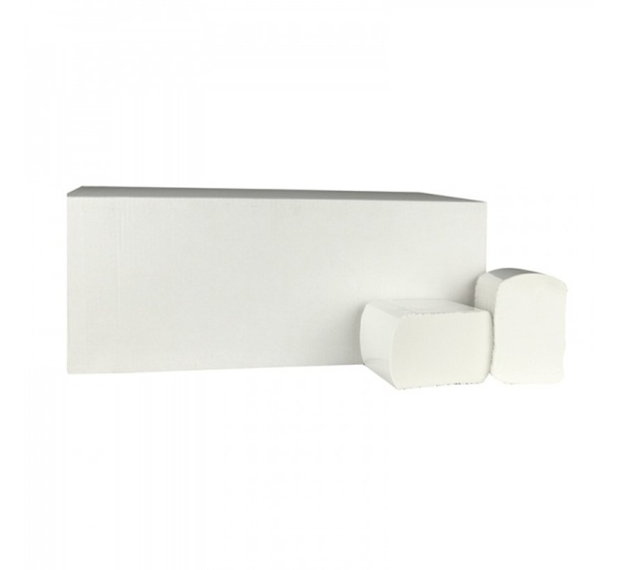 Wc papier Bulkpack 100% gerecycled - 2 laags toiletpapier - 10 x 21 cm - 40 x 225 vellen in doos