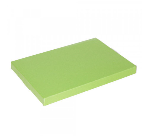 Specipack Boîte aux lettres en carton ondulé E-wave 220 x 155 x 30 mm A5 Vert - avec fermeture supplémentaire - Lot de 50 boîtes postales vertes