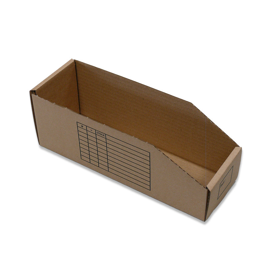 Bacs de rangement en carton - 50 x 300 x 110 mm - 50 boîtes