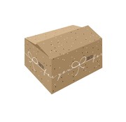 Specipack Boîtes cadeaux Strictly - marron - 390 x 290 x 232 mm - fardeau de 15 boîtes
