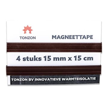 Specipack Magneettape Tonzon - isolatie - pak met 4 stukken van 15 mm x 15 cm