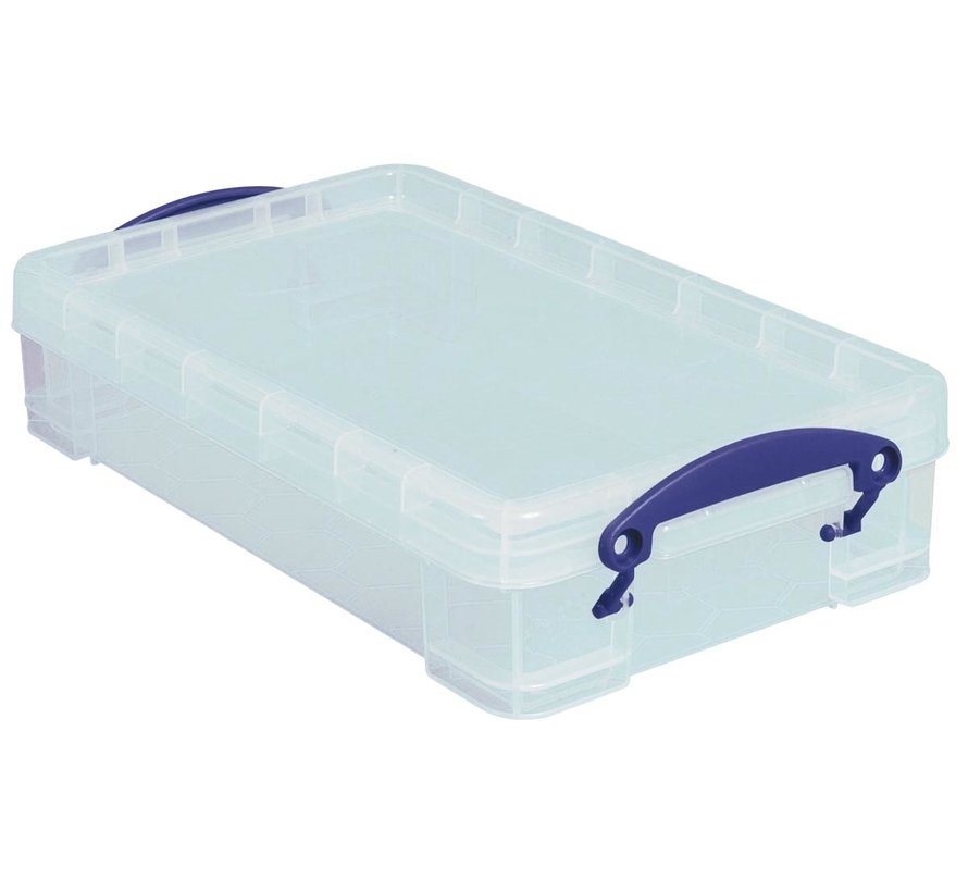 Really Useful Box - opbergdoos 4 liter - transparant