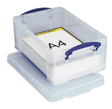 Boîte de rangement Really Useful Box - 9 litres - transparent