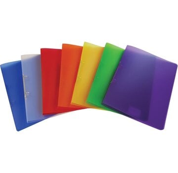 Classeur à anneaux Alpha - Pour A4 - 2 anneaux de 16 mm - 30 pièces