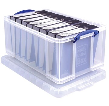 Really Useful Box - opbergdoos 64 liter - transparant