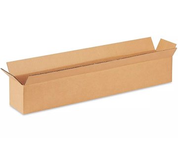 Specipack Langwerpige kartonnen vouwdozen - Teckelbox dozen -  dubbele golf - 1000 x 150 x 150 mm