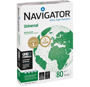 Navigator Universal -  Printpapier A4 - 80 gram - Pak met 500 vellen