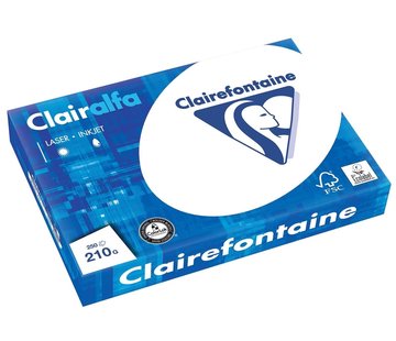 Papier de présentation Clairefontaine Clairalfa - A3 - 210 g - Paquet de 250 feuilles