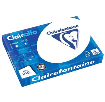 Papier de présentation Clairefontaine Clairalfa - A3 - 210 g - Paquet de 250 feuilles