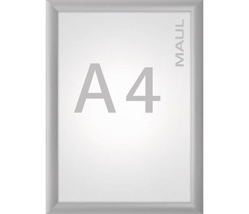 MAUL Clicklist Standard - cadre 25mm (A4) - Cadre d'affichage argenté