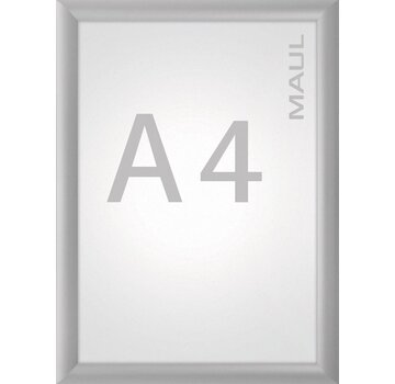MAUL Clicklist Standard - cadre 25mm (A4) - Cadre d'affichage argenté