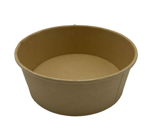 Specipack Salad bowl kraft - pokebowl - karton - 750 ml / 26 oz - doos met 300 stuks