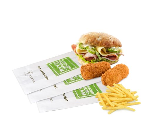 Specipack Snackzak Lekker Duurzaam - Snack zakje 390 x 160 mm - 3 pond nr 29 - 10 kg