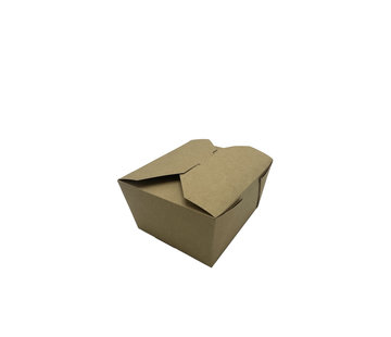 Specipack Oosterse maaltijdbox 750 ml - take away box kraft - klein - 400 stuks