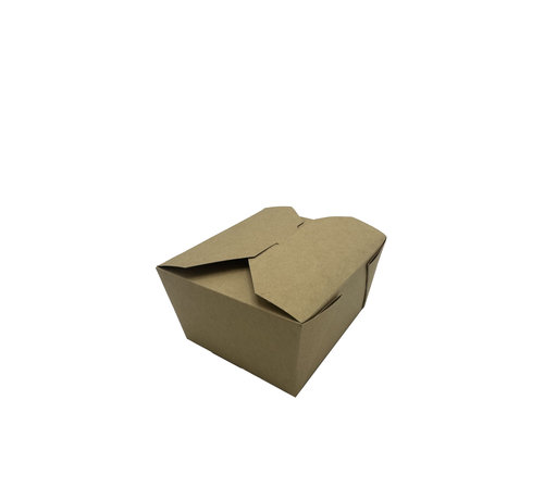 Specipack Oosterse maaltijdbox 750 ml / 26 oz- take away box kraft - klein - 400 stuks