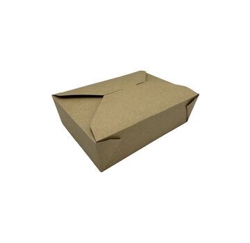 Specipack Oosterse maaltijdbox 1800 ml / 66 oz - take away box kraft - groot - 200 stuks