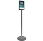 Deflecto Support de sol magnétique double face - A4 - Argenté