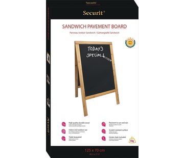 Panneau de signalisation Securit Sandwich - 70 x 125 cm