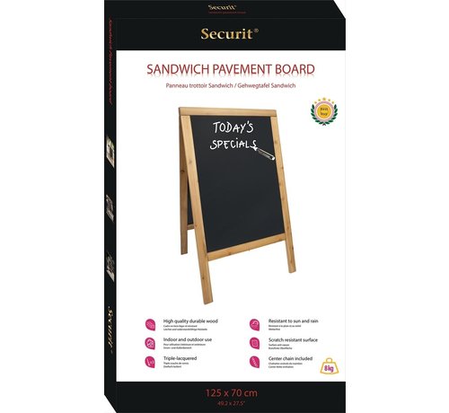 Securit Stoepbord Sandwich - 70 x 125 cm