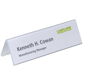 Plaque de table durable - 61 x 210 mm