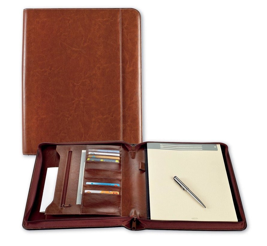 Brepols Luxury Writing Case - Palermo - Marron