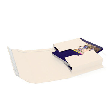 Specipack Emballage pour livres 455 x 320 x 20 - 55 mm B ondulé Blanc