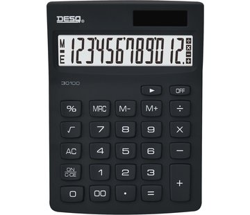 Desq - calculatrice de bureau - Nouvelle génération - Compact 30100 - noir
