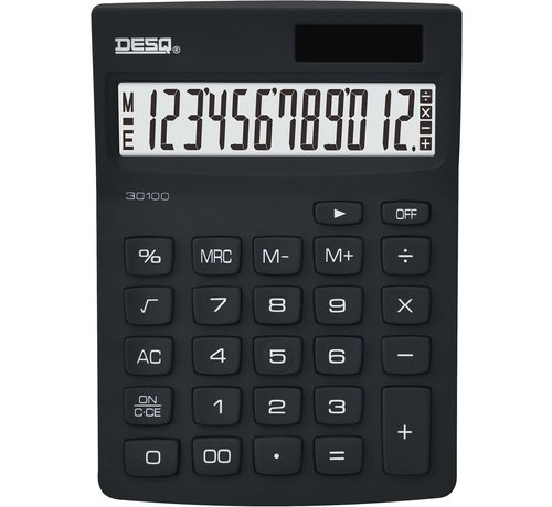 Desq - calculatrice de bureau - Nouvelle génération - Compact 30100 - noir