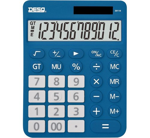 Desq - calculatrice de bureau - Nouvelle génération - XLarge 30110 - bleu foncé