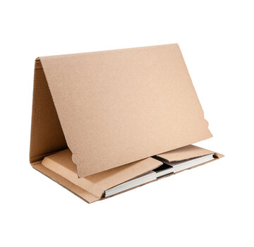 Specipack Emballage pour livres 350 x 350 x 100 mm Courbe en B - Lot de 50 boîtes