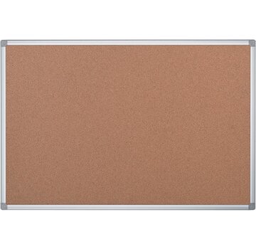 Pergamy - tableau en liège avec cadre en aluminium - 60 x 90 cm