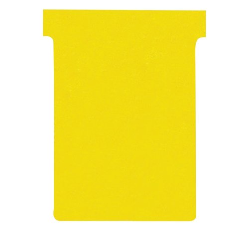 Nobo - Cartes T-board - index 3 -120 x 92 mm - jaune