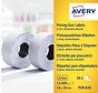 Avery - PLR1626 - étiquettes pour barres de prix - non permanentes - 26 x 16mm - 12 000 étiquettes - blanches