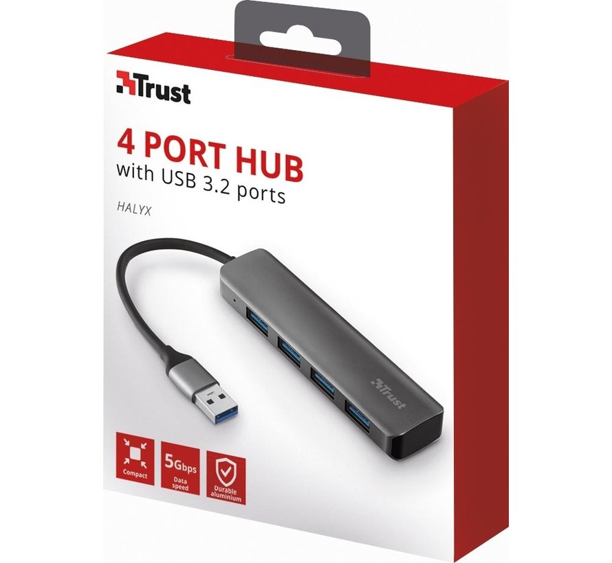 Trust - Halyx Hub USB 3.2 4 ports