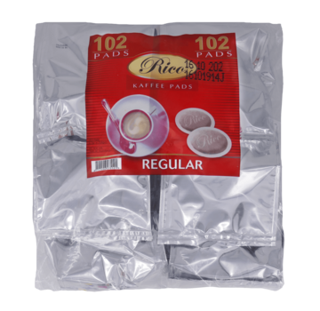 Rico - méga-sac avec 102 dosettes de café - normal