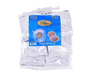 Rico - méga-sac avec 102 dosettes de café - doux