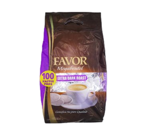 Favor - megabeutel - darkroast- 100 dosettes de café