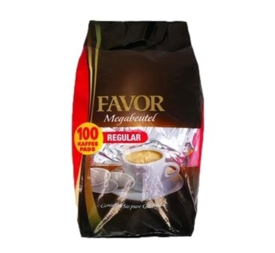 Favor - mega cup - regular - 100 dosettes de café