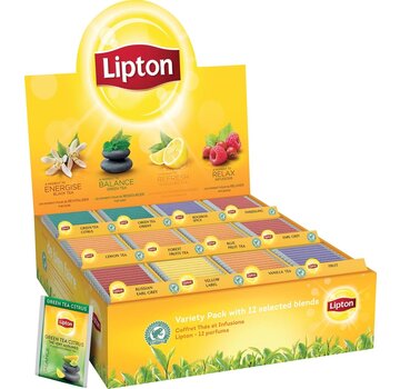 Lipton Variety Pack - 12 smaken - display met 180 zakjes